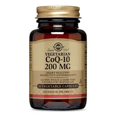 Solgar Vegetarian CoQ 200mg Dietary Supplement Vegetable capsules Heart Health, Protection Antio