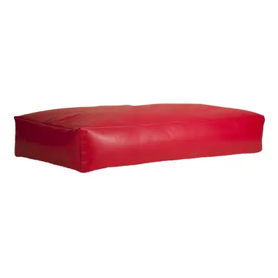 (Red) Bonkers PU Leather Large Chill Bean Bag