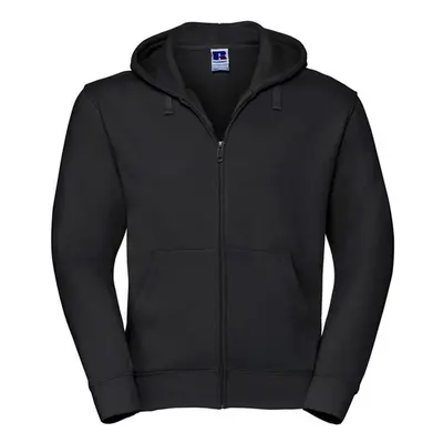 (L, Black) Russell Mens Authentic Full Zip Hoodie