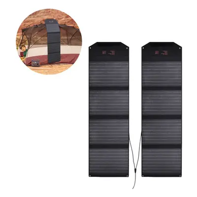 200W 5V Foldable Solar Panel USB Monocrystalline Parallel Battery Charger for 1000W Power Statio