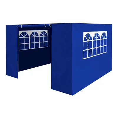 Premium Gazebo/Marquee Side Walls/Doors/Windows, Fits x 2m Models - Blue - DG143