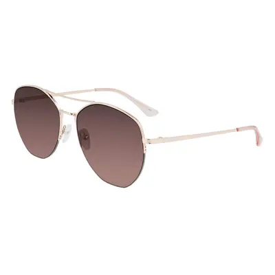 calvin Klein Womens cK20121S Pilot Sunglasses, Rose gold