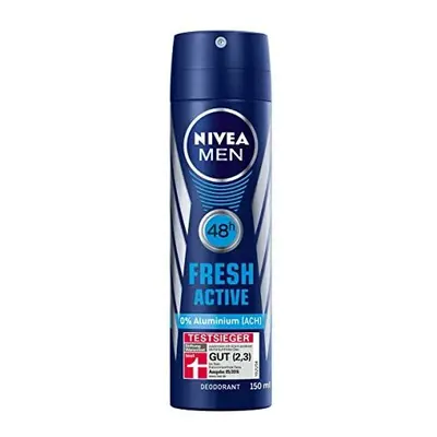 Nivea Men Deodorant Spray for Men, Deodorant Protection Aluminium Free, 6Â Packs of ml Fresh Act