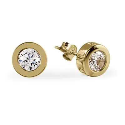 Radley London Cubic Zirconia Set Gold Stud Earrings RYJ1032