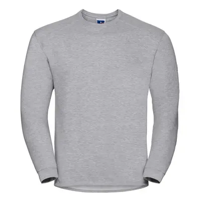 (L, Light Oxford) Russell Unisex Adult Heavyweight Sweatshirt