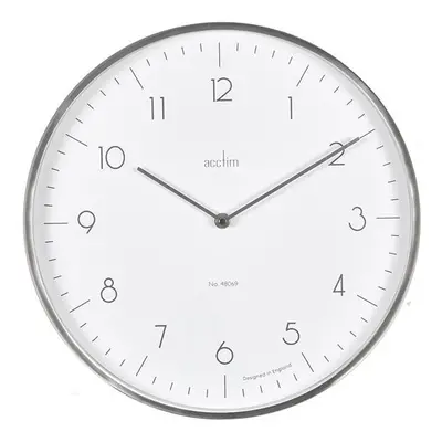 Acctim Madison Silver Wall Clock