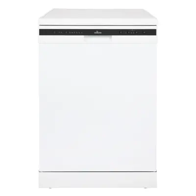 Willow 60cm White Dishwasher, Half Load Function, Place Settings