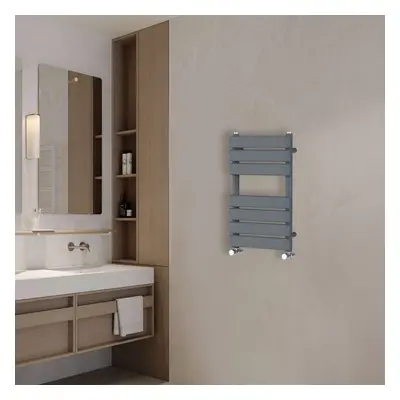 (650x400mm) NRG Flat Panel Heated Towel Rail Bathroom Rad Radiator Anthracite