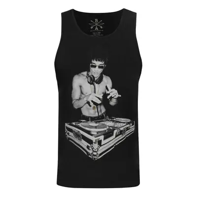 Avengers Official Mens Bruce Lee Gung Fu Scratch Vest