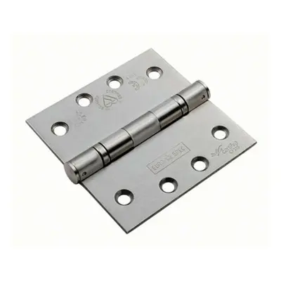 PAIR x x 3mm Ball Bearing Hinge Satin Stainless Steel Interior Door