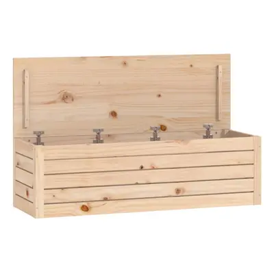 (natural, x 36.5 x cm) vidaXL Solid Wood Pine Storage Box Storage Chest Tool Box Multi Colours/S