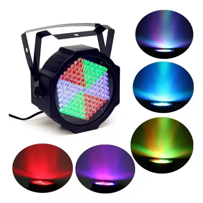 (US Plug) 25W LED Full Color RGB Color Stage Par Light Bar KTV Chrimstmas