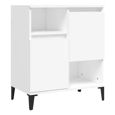 (white) vidaXL Sideboard Cabinet Cupboard Highboard Home Organiser Engineered Wood