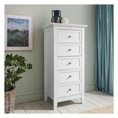 Karlstad Chest of Drawers Drawer Tall in Classic White