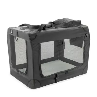 (Extra Large Black) KCT Fabric Pet Carrier Crates