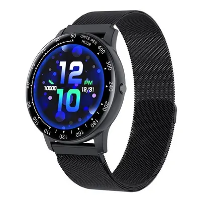 (Black) 1.3'' Touch-screen Health Tracking Smart Watch