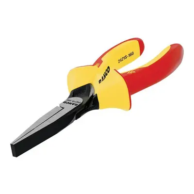 Bahco 2421S ERGO Insulated Flat Nose Pliers 160mm (6.1/4in) S-160