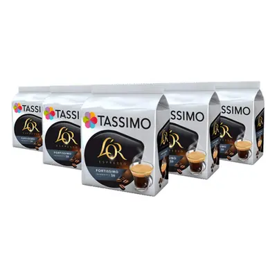 TASSIMO L'OR Espresso Fortissimo Coffee Pods (Pack of 5, Drinks)