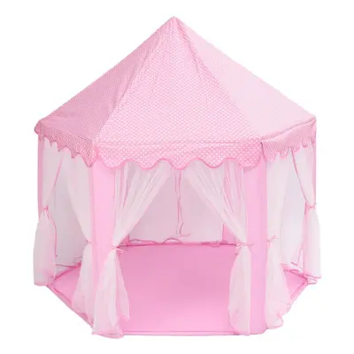 () Portable Princess Castle Play Tent Activity Fairy House Fun Toy 55.1x55.1x53.1 Inch