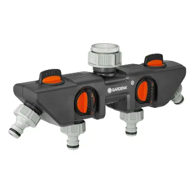 Gardena Four Channel Water Distributor: Connects up to four devices to The tap, can be used with