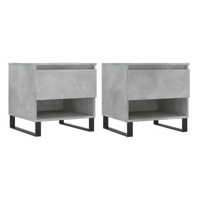 (concrete grey, pcs) vidaXL Coffee Table Side Table End Accent Telephone Sofa Table Engineered W