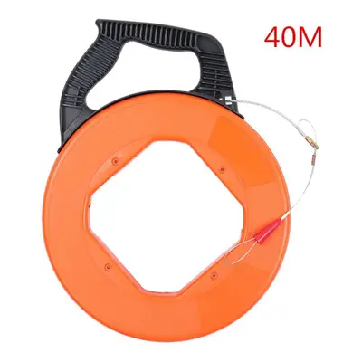 (45mx3.8mm) 3.8mmX30/45/50M Fiberglass Cable Puller Fish Tape Reel Conduit Ducting Rodder Pullin