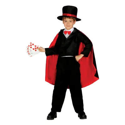 (10 to years) Boys' satin effect magician costume