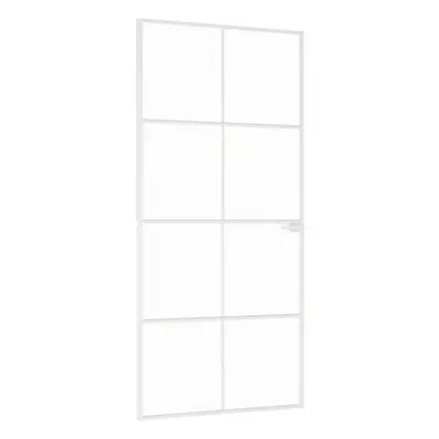 (white, x 201.5 cm/4x2 grids) vidaXL Interior Door Inner Internal Door Panel Tempered Glass and 