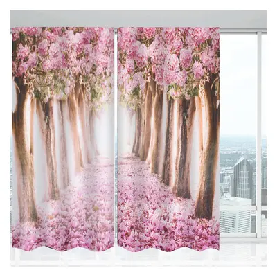 (G) Panels/set Anti-UV Blackout Window Curtains 3D Effect Print Thermal Drapes