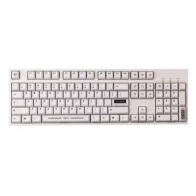 131 Keys Minimalist White PBT Keycap Set Sublimation Cherry Profile DIY Custom Keycaps for Mecha