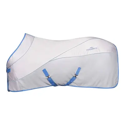 (5' 6", White/Blue) Weatherbeeta Air-Tec Standard-Neck Horse Cooler Rug