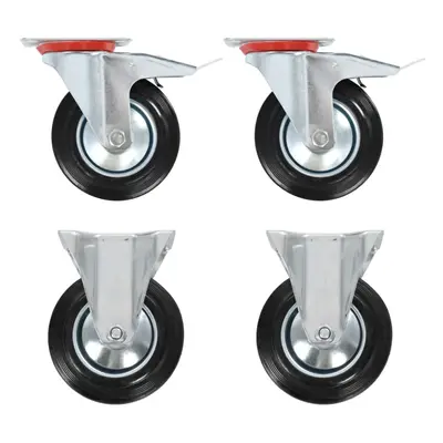 (16 pcs) vidaXL Casters Moving Wheels Trolley Accessory Furniture Caster Trolley Caster