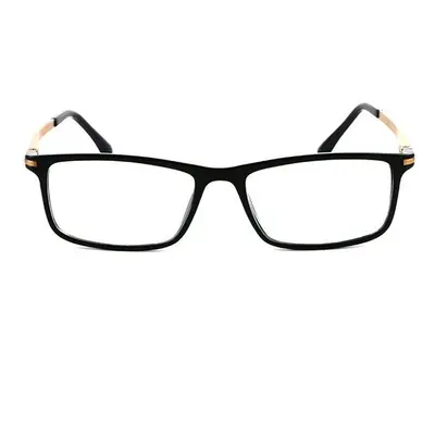 (1.5) Anti-blue Anti-fatigue Reading Glasses Black Frame Resin Aluminum