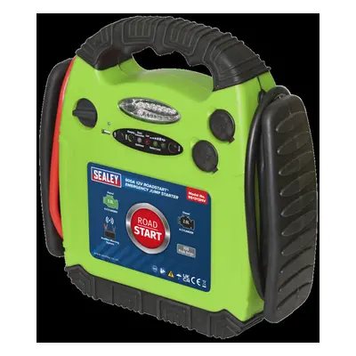 RoadStart® Emergency Jump Starter 12V Peak Amps Hi-Vis Green