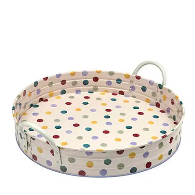 Emma Bridgewater Polka Dot Round Tray With Handles