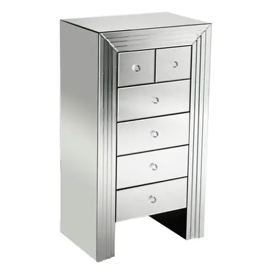 Premier Housewares New Line Mirrored Drawer Chest