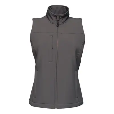 (16, Seal Grey/Seal Grey) Regatta Womens/Ladies Flux Soft Shell Bodywarmer