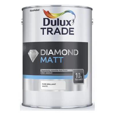 Dulux Trade Diamond Matt Pure Brilliant White 2.5L