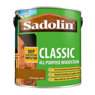 Sadolin Classic Wood Protection Heritage Oak 2.5 Litre