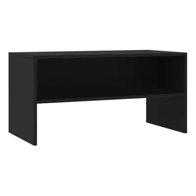 vidaXL TV Cabinet Black Engineered Wood TV Stand Sideboard Furniture Unit