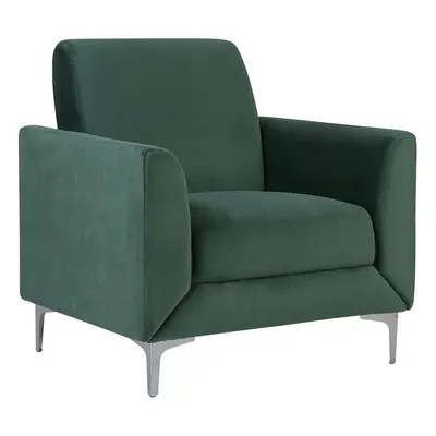 Armchair FENES Velvet Dark Green