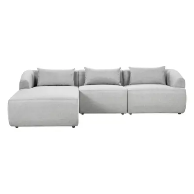 Corner Sofa SVANSELE Fabric Light Grey Right Hand