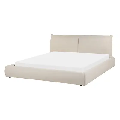 Bed VINAY x cm (EU Super King) Fabric Beige