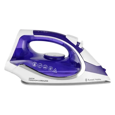 Russell Hobbs Freedom Cordless 2400 Watt Iron -Purple / White