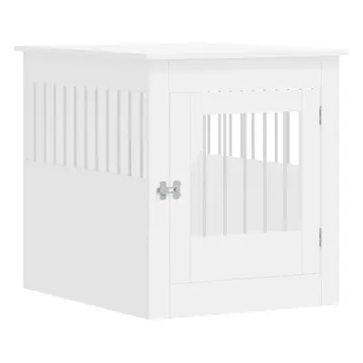 (white, 64.5 x x cm) vidaXL Dog Crate Furniture Pet Doghouse Dog Kennel Dog Cage Engineered Wood