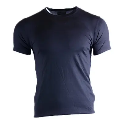 (Black, S) EMPORIO ARMANI Mens T Shirt Crew Neck Summer Cotton Tee