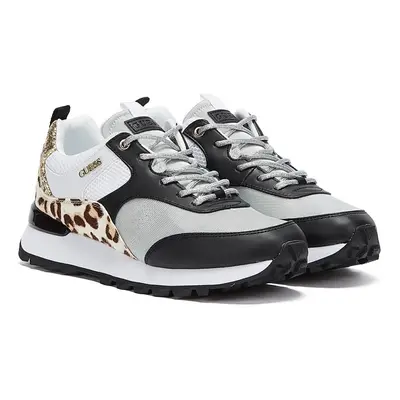 (6) Guess Selvie2 Womens Leopard Trainers