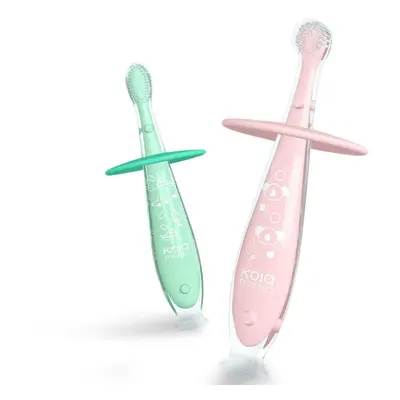 (S) Kids Silicone Toothbrush Colors to Choose Protection Gums