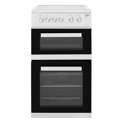 Beko KDVC563AW 50cm Double Oven Electric Cooker