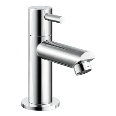 Elegant Chromed Twin Pair Bathroom Faucet Mount Basin Sink Double Tap for Hot and Cold Water